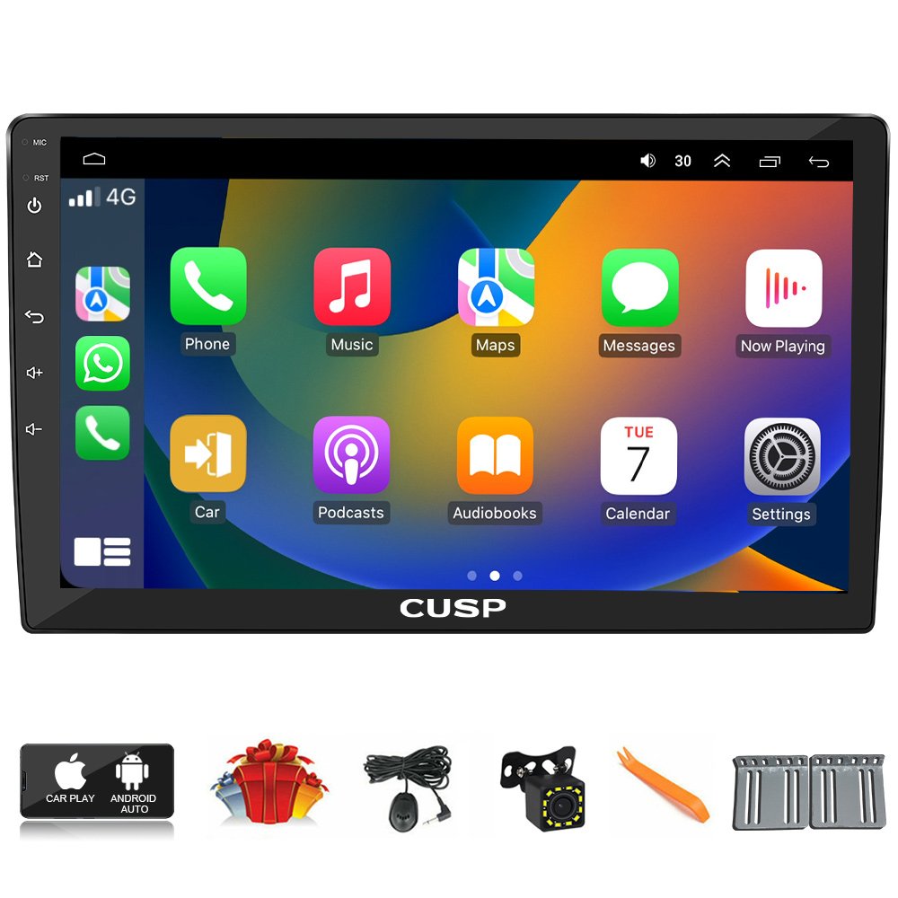 High Fashion 10.1 inch car audio system universal touch screen stereo car video FM GPS 2 din android car radio support WIFI BT