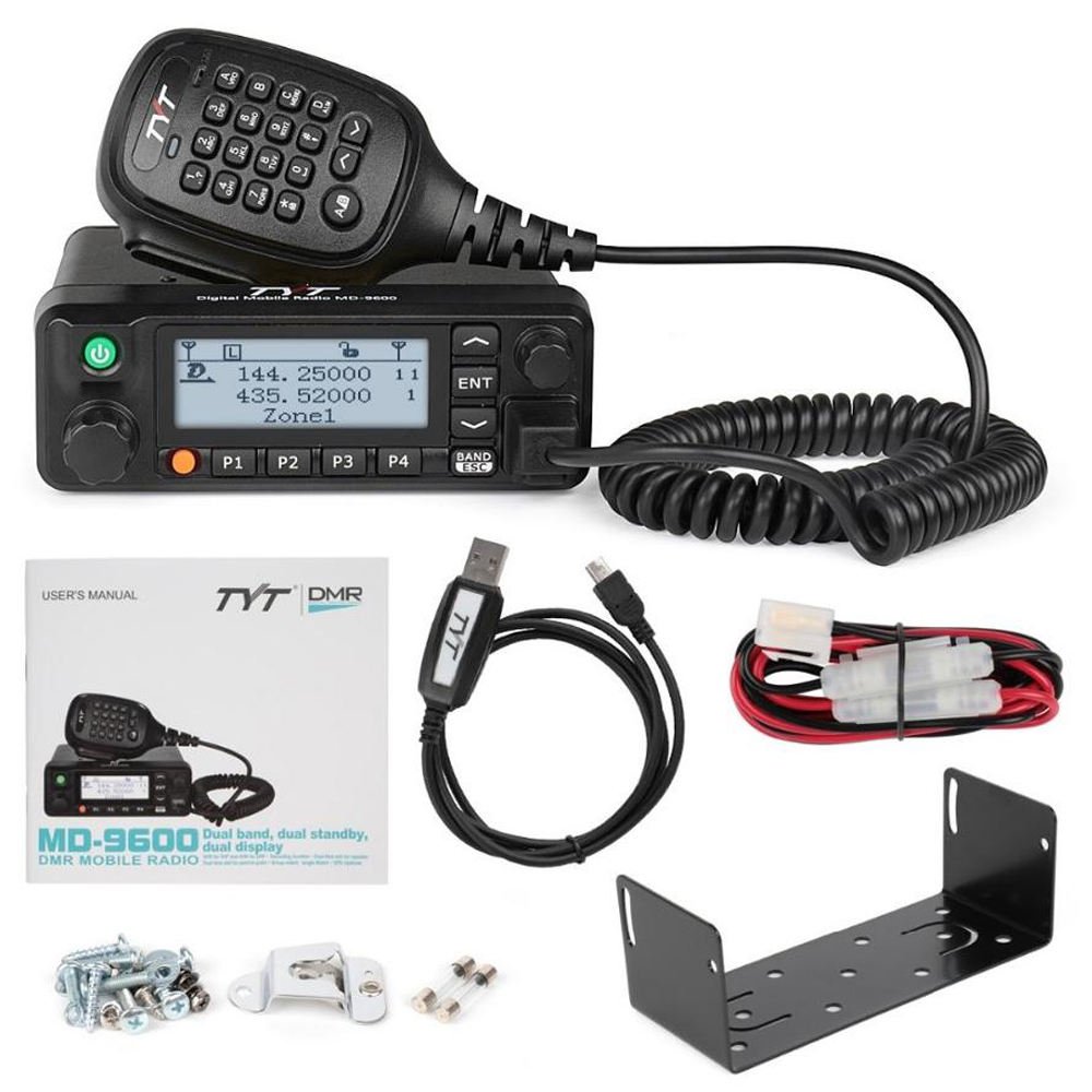 mobile Radio TYT MD-9600,VHF/UHF waterproof Dmr Digital transceiver car mobile radio hf radio fixed base station TYT MD-9600