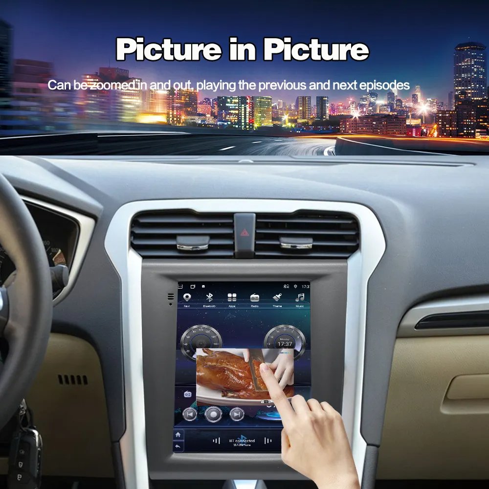 9.7 Inch Android Tesla Style Car Stereo Touch Screen For Ford Mondeo /fusion 2013-2017 Car Dvd Player Universal Car Radio Gps
