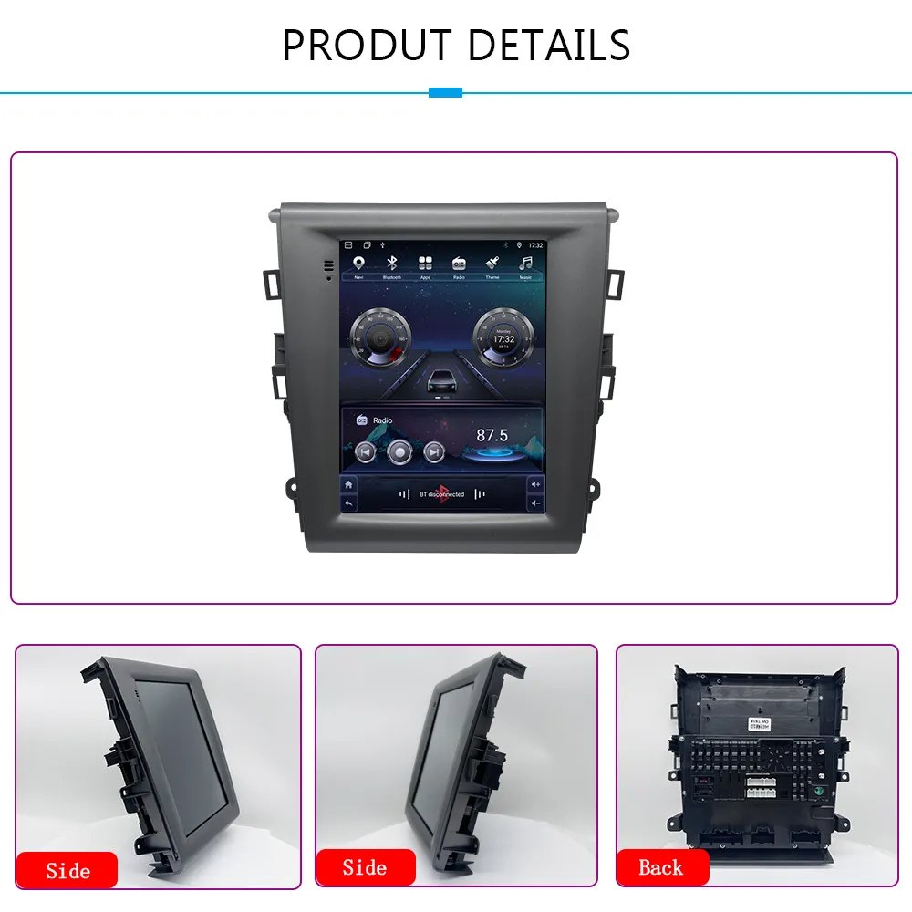 9.7 Inch Android Tesla Style Car Stereo Touch Screen For Ford Mondeo /fusion 2013-2017 Car Dvd Player Universal Car Radio Gps