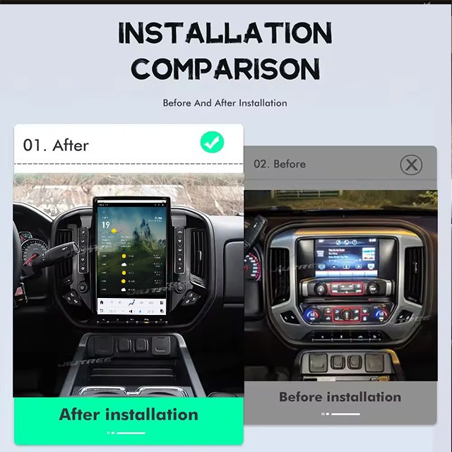 14.4 Inch Android 13 For Chevrolet Silverado GMC SIERRA 2013-2020 Car Radio Multimedia Auto Stereo Video Player GPS Head Unit