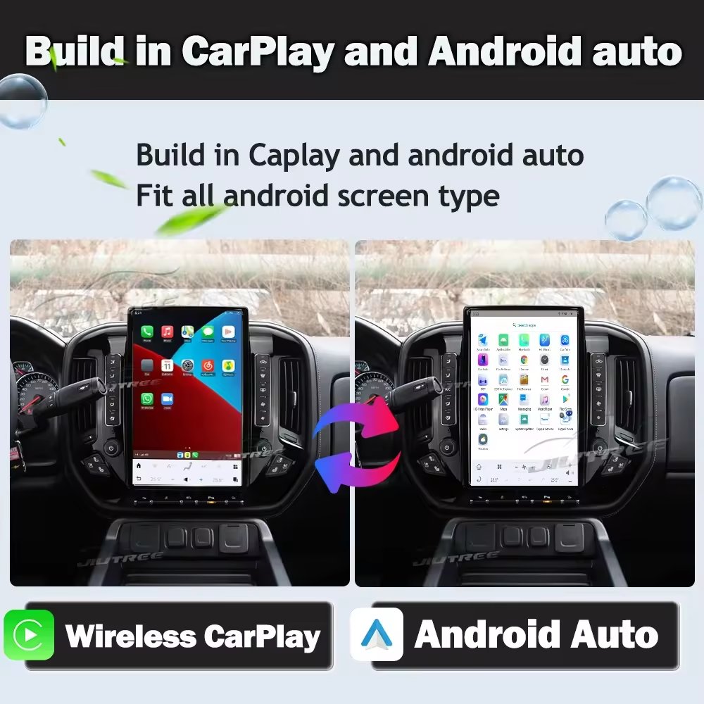 14.4 Inch Android 13 For Chevrolet Silverado GMC SIERRA 2013-2020 Car Radio Multimedia Auto Stereo Video Player GPS Head Unit