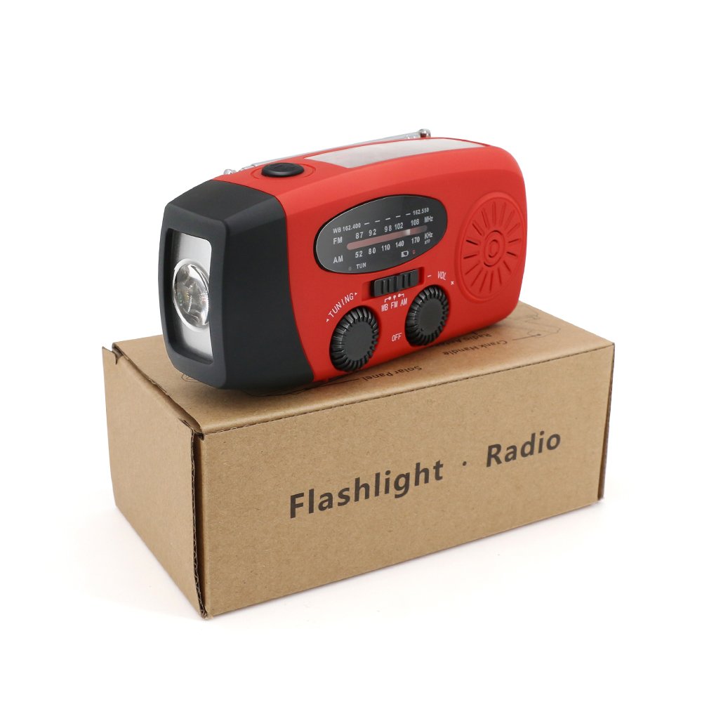 OEM Led Lamp Power Battery Hand Crank radio Weather Emergency Alert Portable Solar Radio Emergency Radio Am Fm