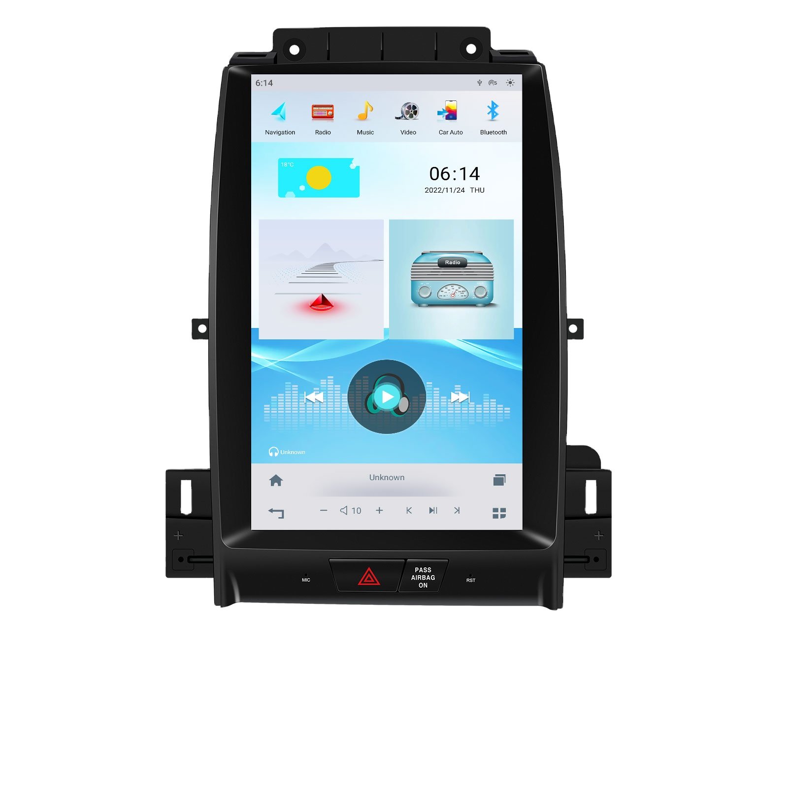 Top Sales 13.3 Inch Vertical Screen Auto Radio For Ford Taurus 2012-2016 Manual A/C Car Stereo Multimedia Navigation GPS
