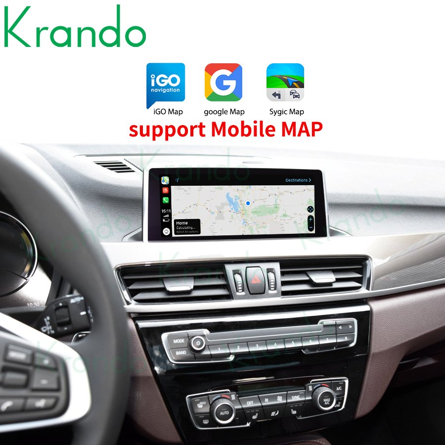 krando Wireless Carplay Box for BMW E60 E90 E91 E93 E81 E82 E87 E88 E83 E70 E71 CCC Radio Screen Interface Decoder