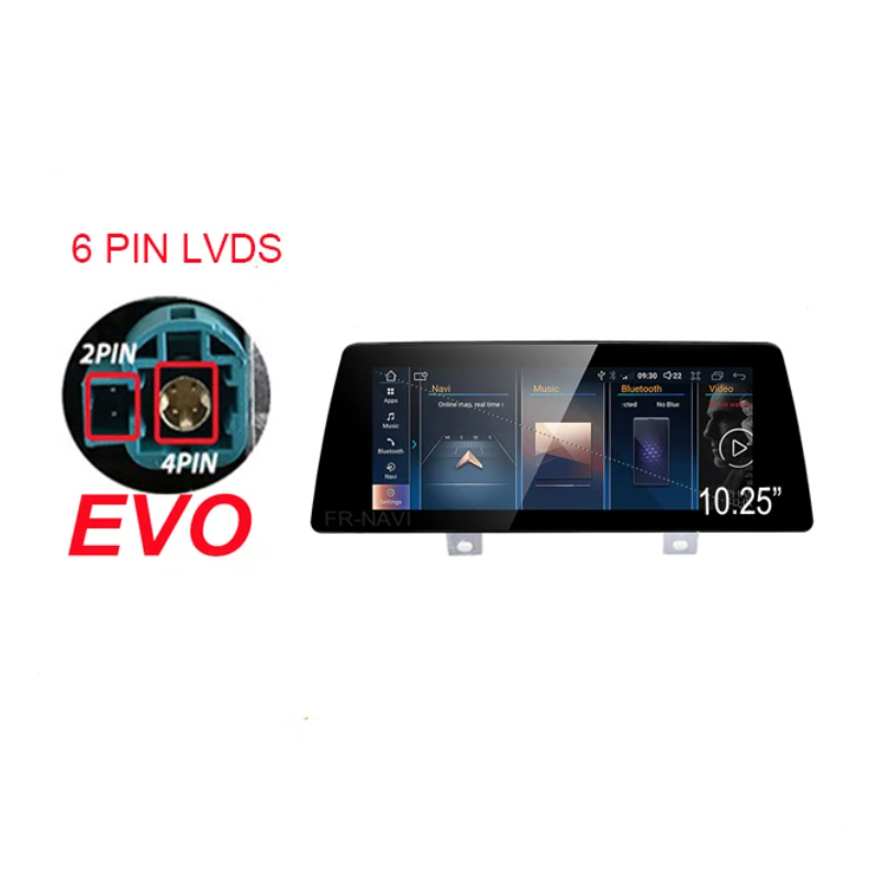 10.25" android 13 gps multimedia system navigation touch screen dvd audio player radio carplay For BMW 5 Series G30 G31 2018 EVO