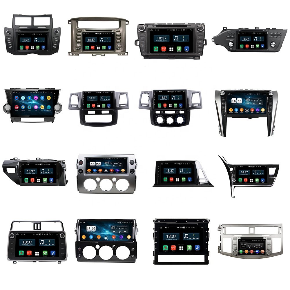 universal car dvd radio for Toyota car touch screen stereo carplay 9inch android with car dvd player android