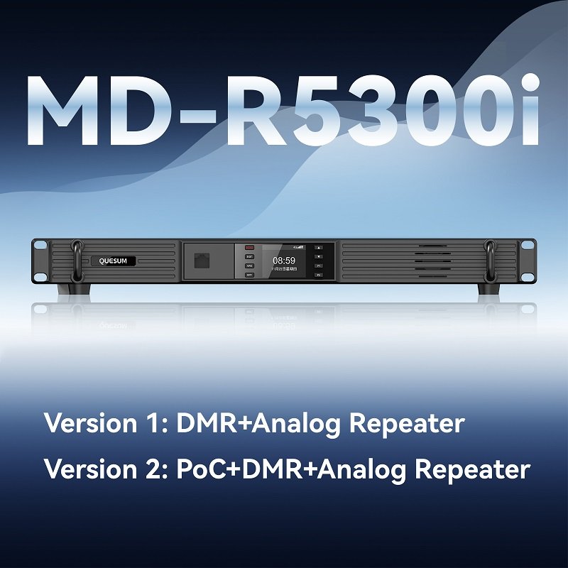 2024 New IP Connect DMR POC radio Repeater Analog Digital 50W DMR Repeater VHF/UHF Repeater 50Watts IP Network