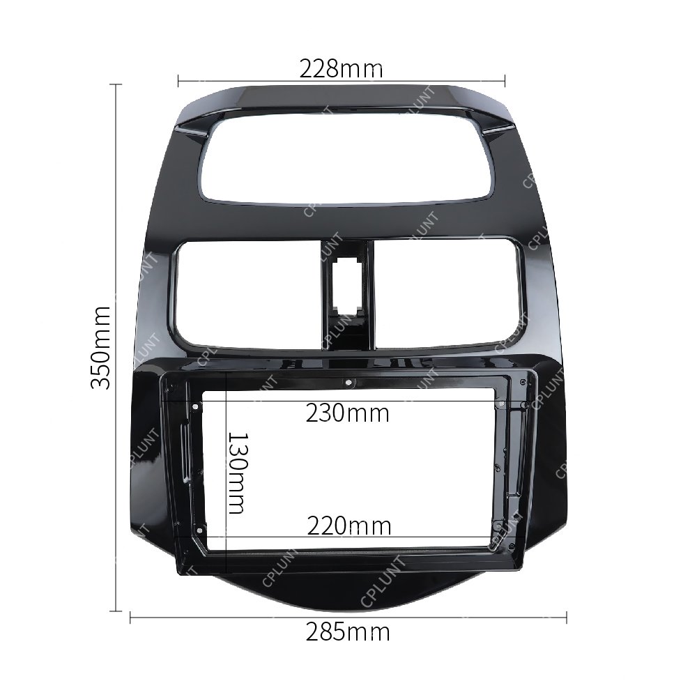 Car DVD Player Frame FOR CHEVROLET Spark beat 2010-2014 9inch UV BLACK Touch screen Android radio Farme stereo