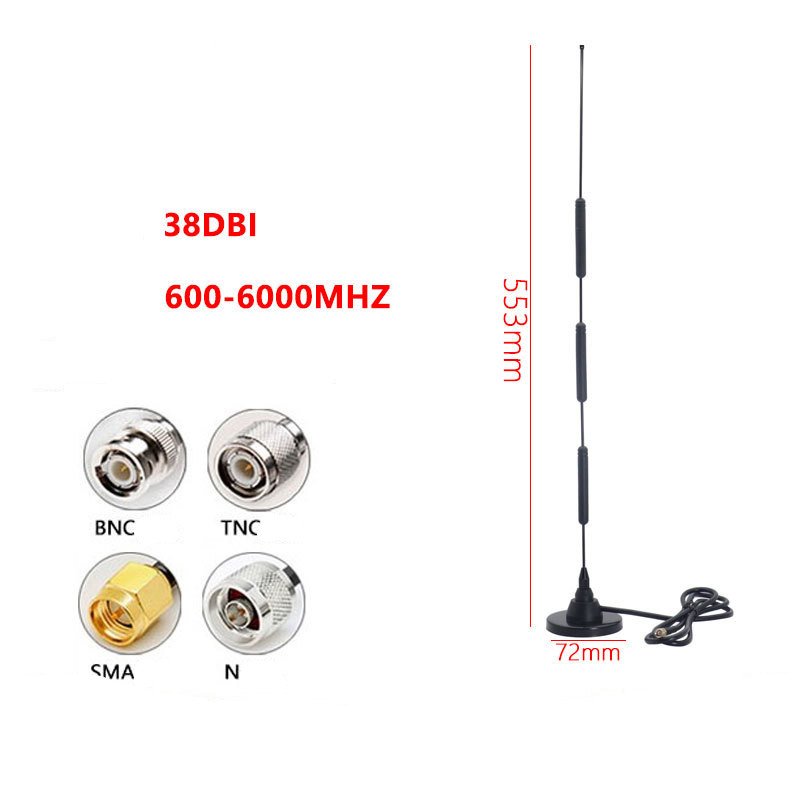 Best 4g LTE 5G Dual Band 600-6000MHz Ham Radio 8dBi Mobile Magnetic Base Cellular Antenna