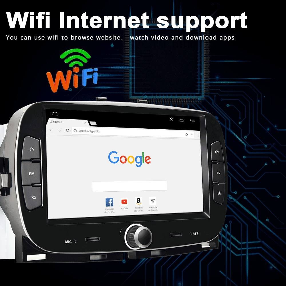 Android car radio GPS Wifi FM DVR For Fiat 500 2016-2019 Android Car Radio Multi Screen Display Car Android Radio