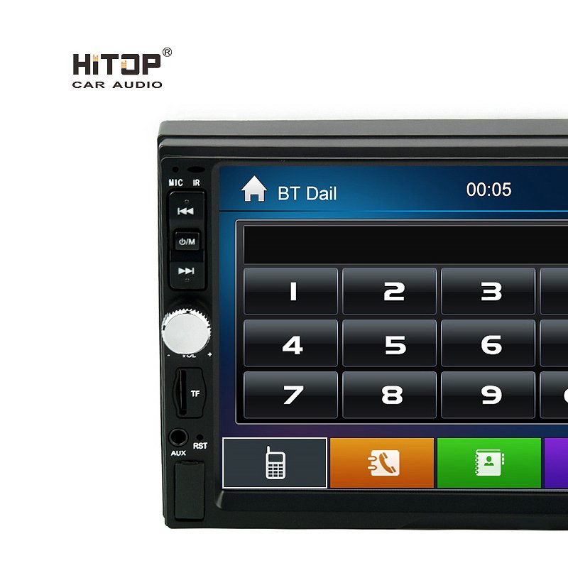 Universal WIN CE EW6800 FM AUX Audio Video Fast Phone Charging BT 7inch Radio MP5 Player with Remote Control