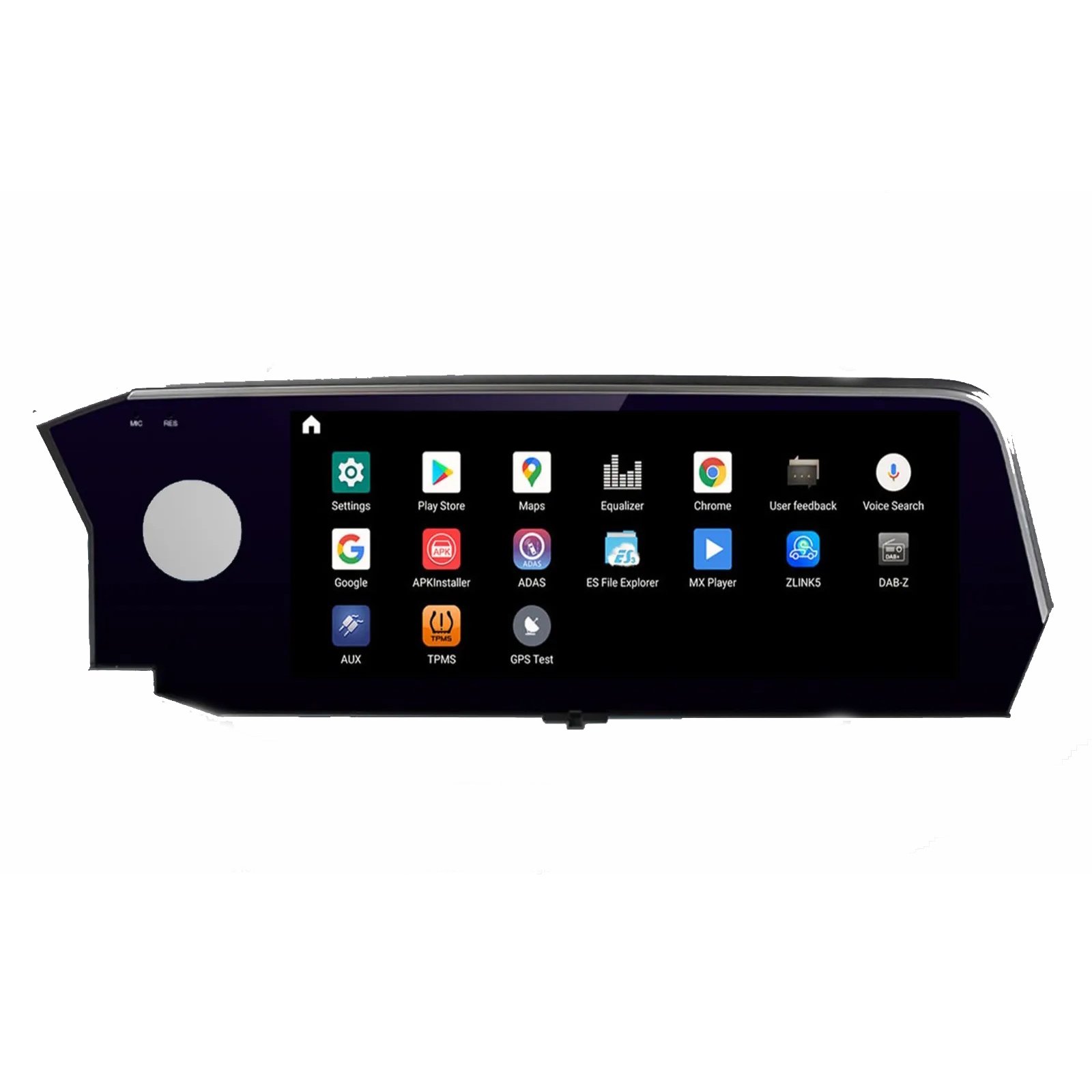 8core 12.3-inch android 13 car stereo gps navigation radio multimedia dvd player For Lexus ES series ES300H 2018-2021