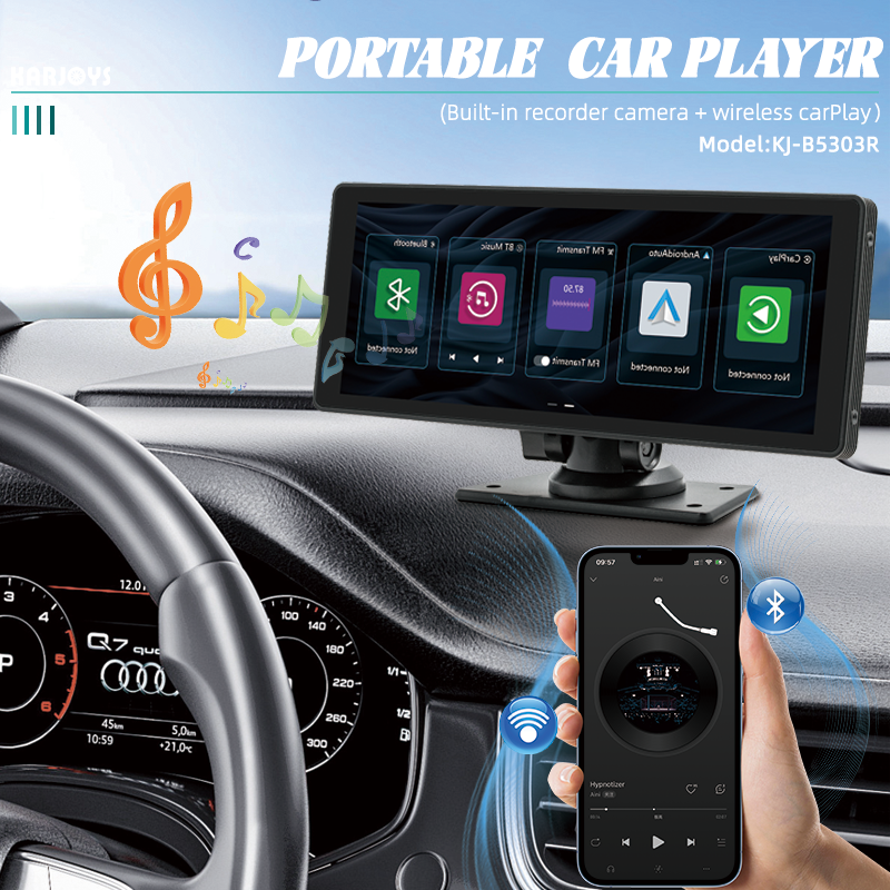 Universal 10.26'' HD portable DVD Player For Car F133 Scheme Wireless carplay And for Android AUTO
