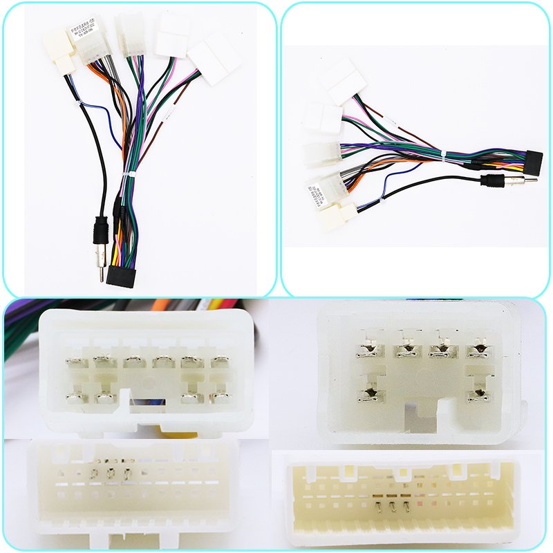 Aijia Industry Car Dashboard Harness GPS For 2015-2023 TOYOTA HARRIER 10INCH Frame Android Tablet Panel Interior Accessories