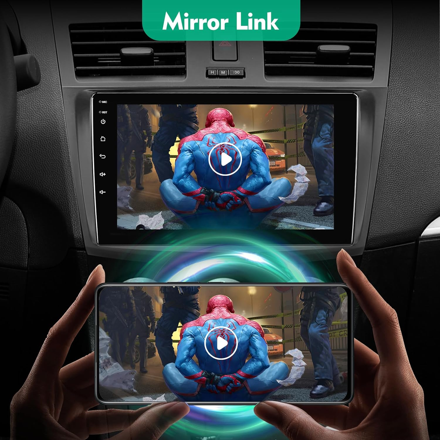 2.5D IPS 9" 10" Inch Android Vertical Car Player DVR Navigation Touch Screen Bluetooth Connected Camry Car Radio 4K MP3