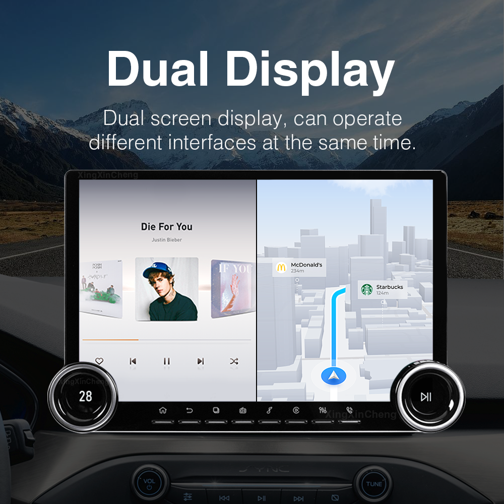 Android 13 Car Radio Diamond 2K Stereo 64G 128G Autoradio 12.95inch Universal Car Screen GPS BT Smart car systems