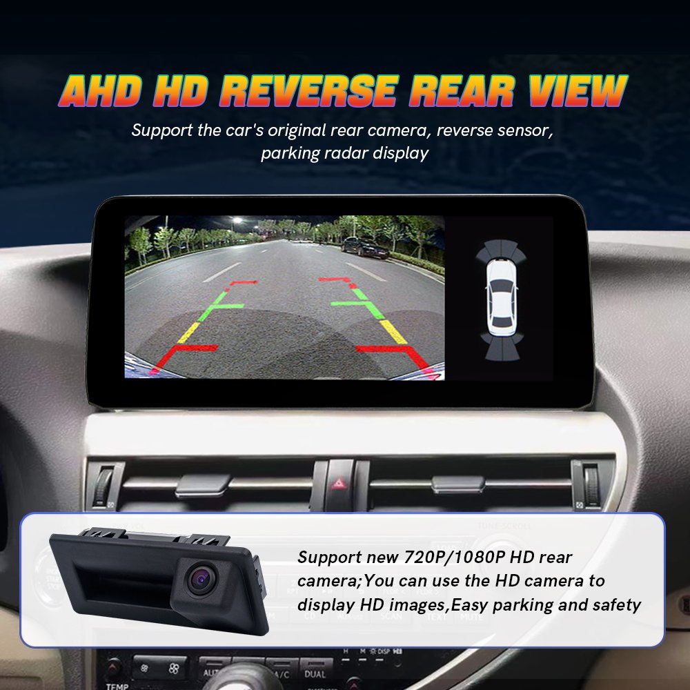 12.3" Android 13 Wireless Carplay Screen Auto Radio Multimedia Navigation GPS DVD Player Lexus Rx Series RX350 RX450 2009-2014
