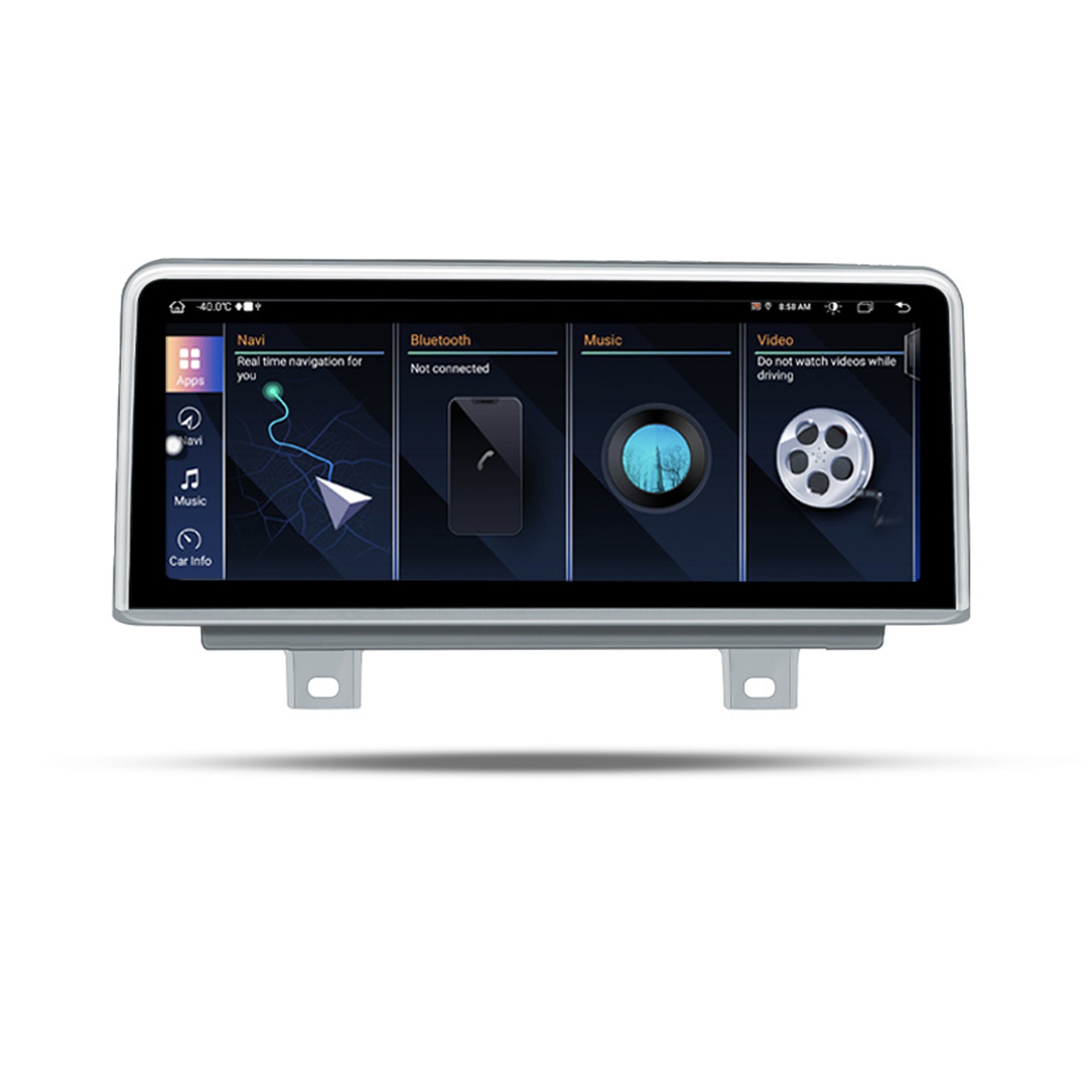 Android 13 AutoRadio For BMW 3/4Series F30 F31 F34 F35 F32 F33 F36 Multimedia APP Carplay Screen Stereo With 360 GPS Navigation