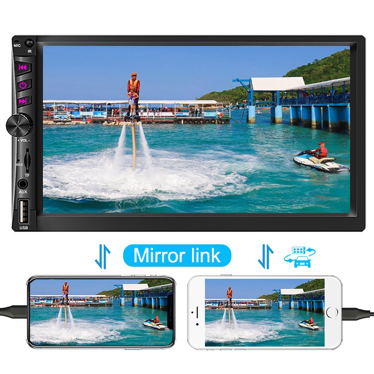 mp5 car audio radio auto dvd car player 7inch double din touch screen car dvd player