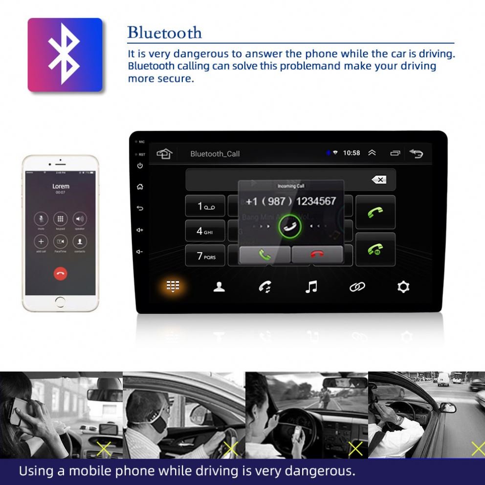OEM Factory Universal Android Car Player Touch Screen Stereo 2 Din Car Dvd Player USB BT WIFI 9 Inch Carplay Car Radio Android