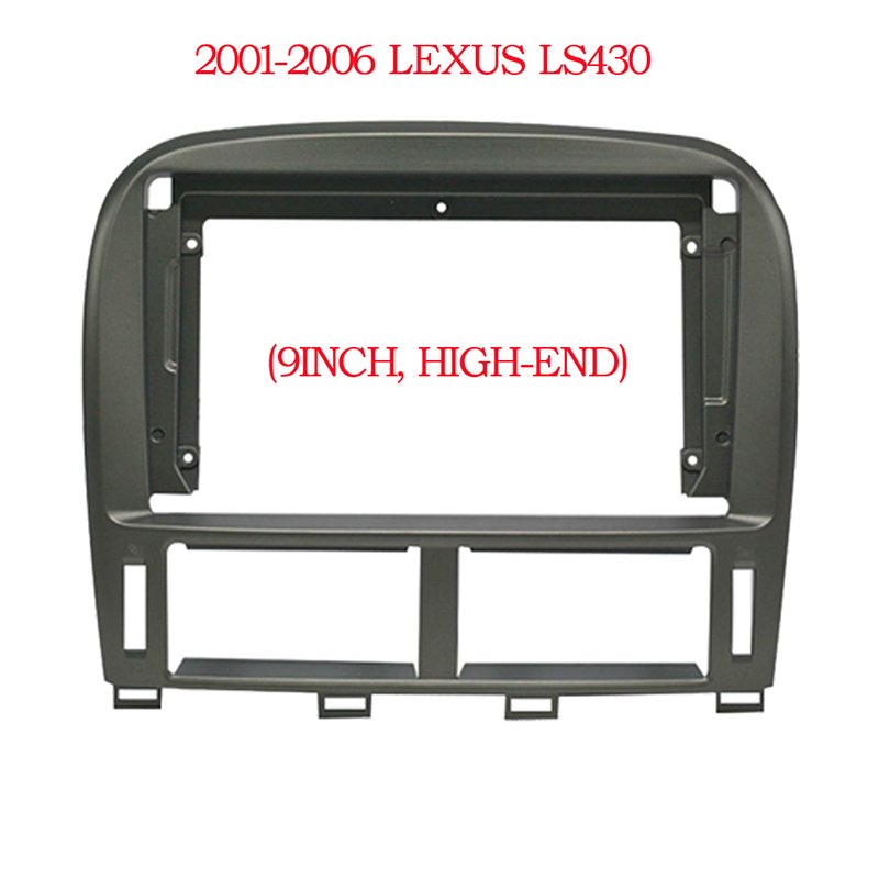 For LEXUS LS430 LOW-END 2001-2006 Car Radio Android MP5 GPS Stereo Player Panel Frame 2 Din Head Unit Fascia Install Dash Cover