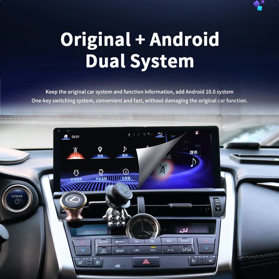 128GB Stereo Android 12 Car Radio 2Din CarPlay For Lexus NX300 NX200t NX300h NX 2015 2016 2017 Autoradio Multimedia Video Player