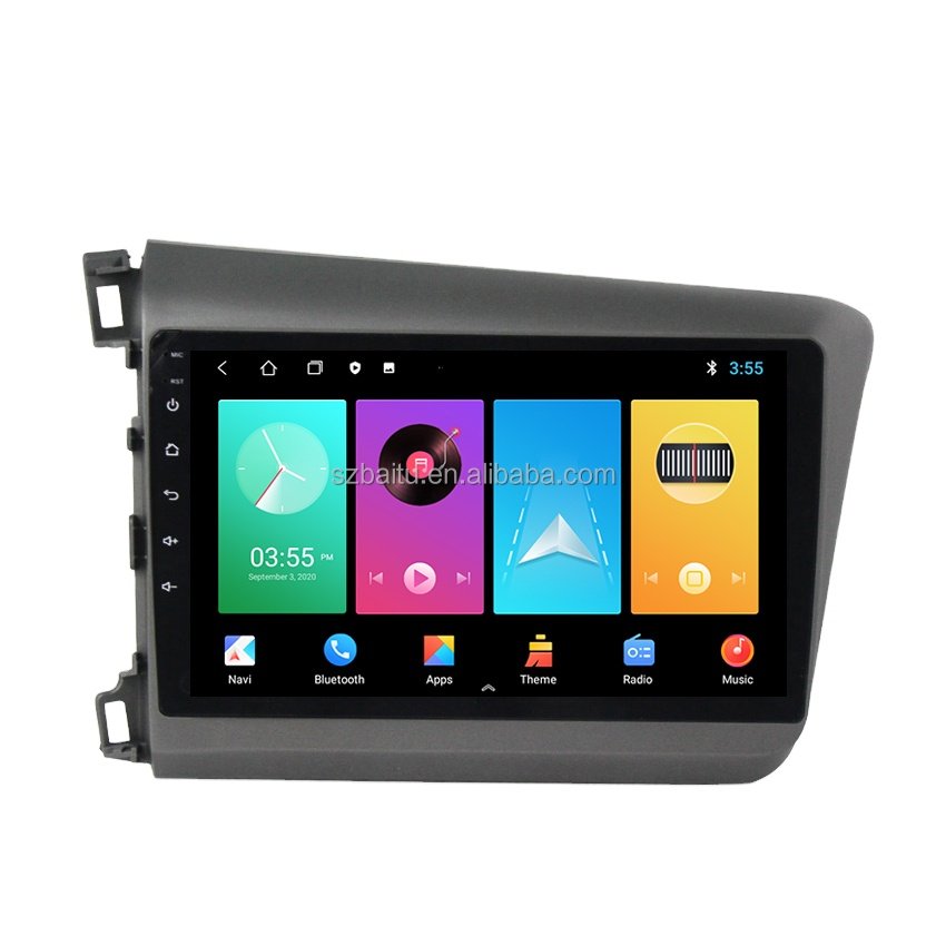 For HONDA CIVIC 2012- 2015 Android Car Radio for Honda Civic Hatchback 2005-2011 Multimedia 9" Left-hand drive Car Autoradio