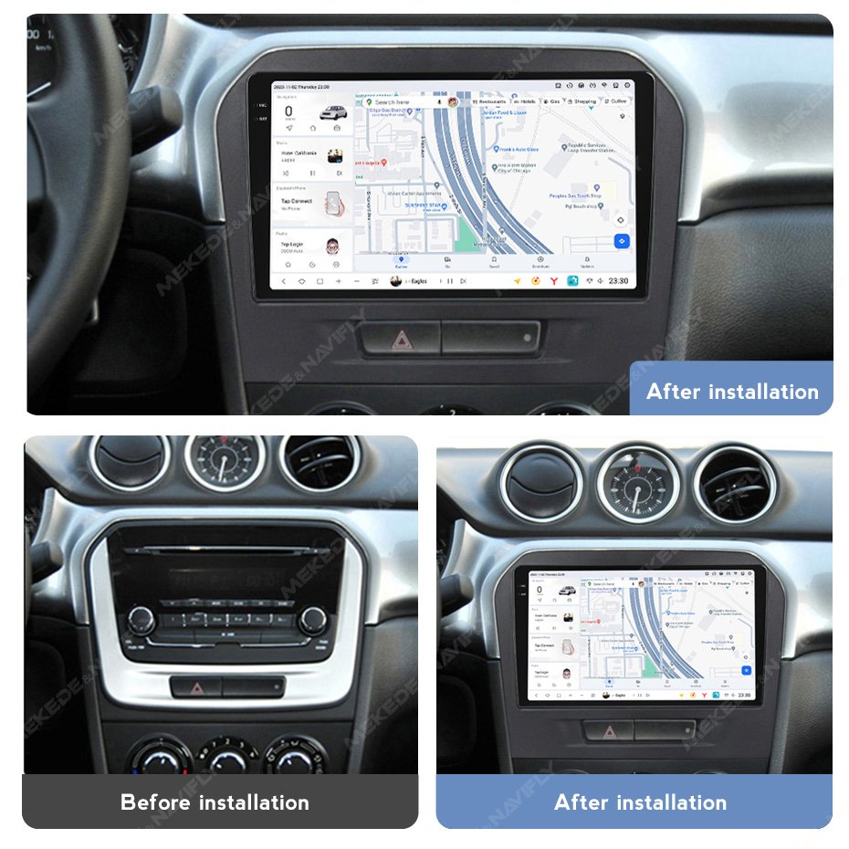 DUDUAUTO A7870 12+512G Android 13 Car Radio For Suzuki Vitara 2014-2018 Multimedia Player Stereo Car-play Auto GPS