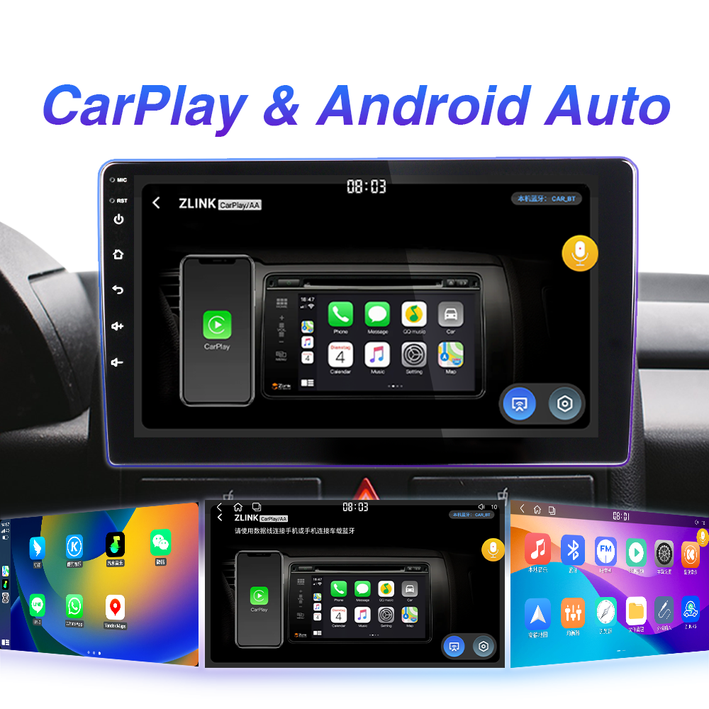Universal Screen For Android Car Radio 9/10 Inch 7862S Carplay WiFi BT GPS Stereo Audio Music USB Video Player