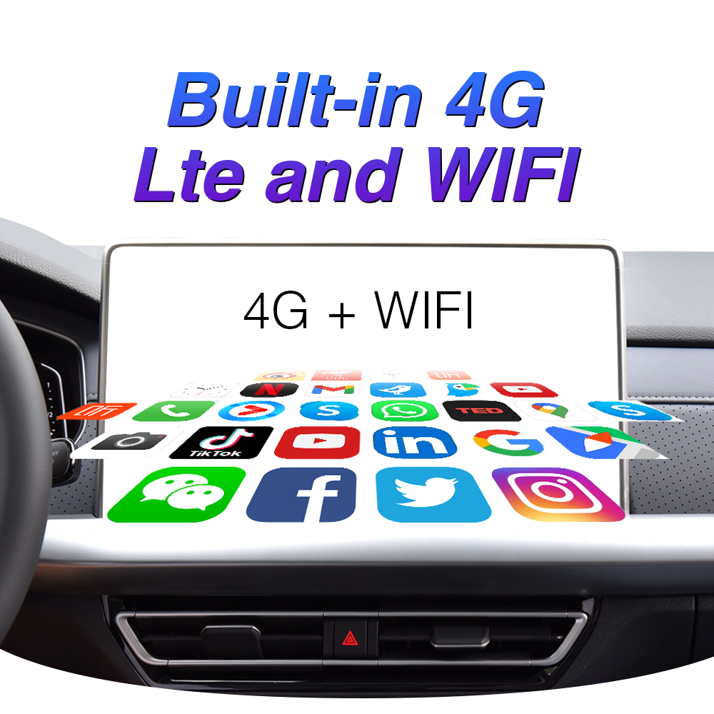 Universal Screen For Android Car Radio 9/10 Inch 7862S Carplay WiFi BT GPS Stereo Audio Music USB Video Player
