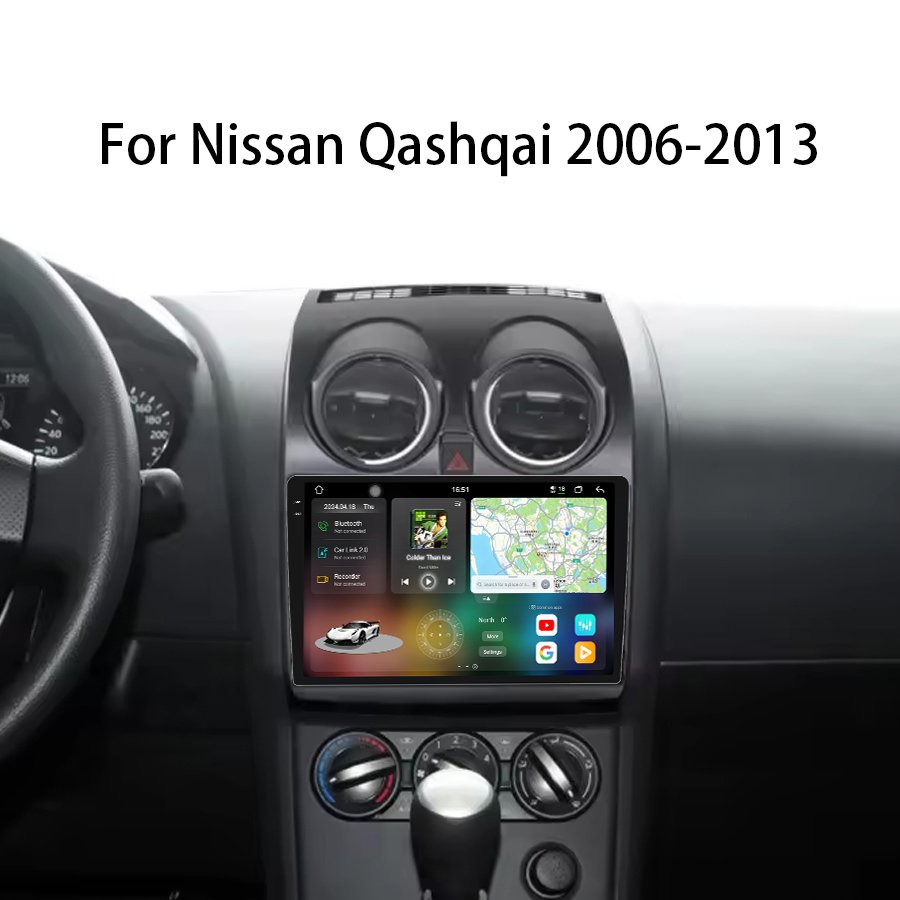 2K Screen Android 13 Car Dvd Player For Nissan Qashqai 2006-2013 Stereo System Video Radio Universal Car Android Am Fm 4g Wifi