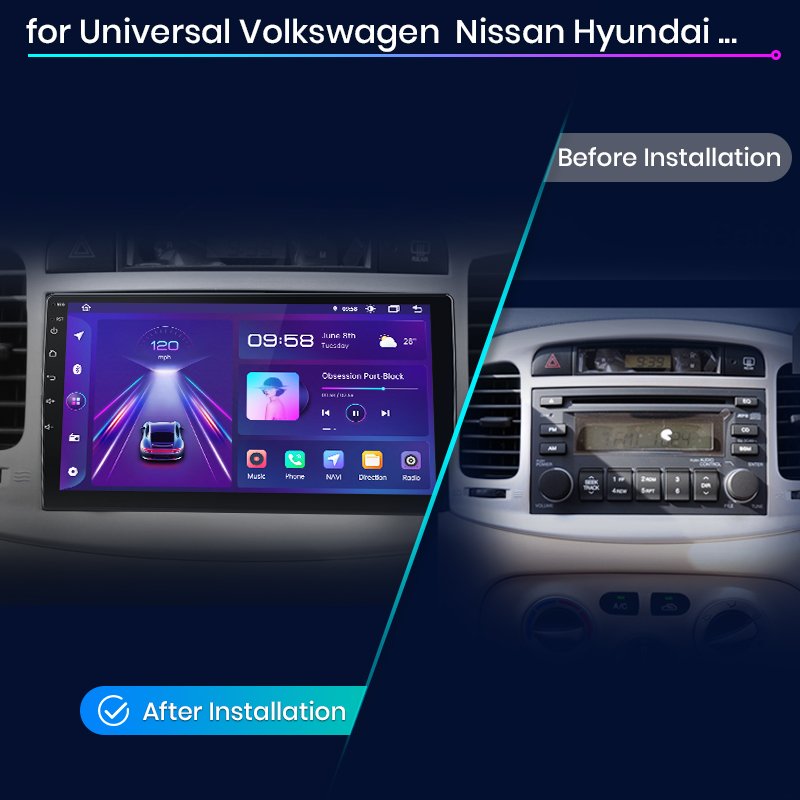 Junsun Car DVD Player 7 Inch Universal Auto Radio Car Stereo Car Android GPS Multimedia for VW Volkswagen Fiat Renault Nissan