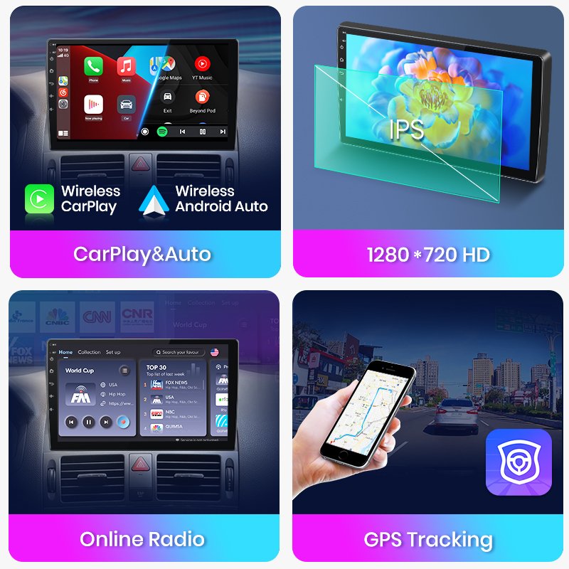 Junsun Car DVD Player 7 Inch Universal Auto Radio Car Stereo Car Android GPS Multimedia for VW Volkswagen Fiat Renault Nissan