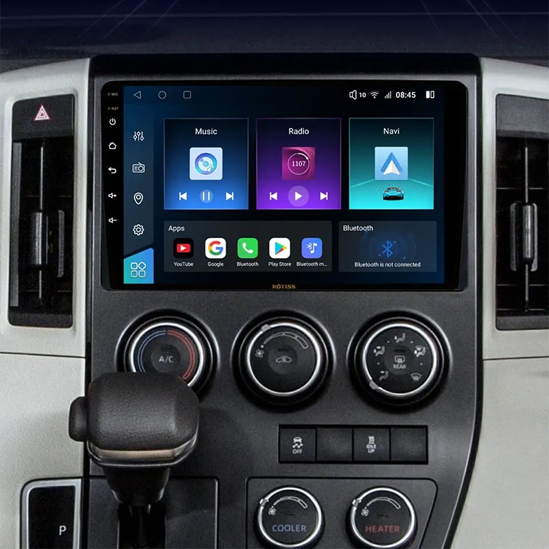 Rotiss 8Core Android Car Radio GPS For TOYOTA HIACE 2019+ 9" car dvd player 2Din pantallas para autos auto monitor