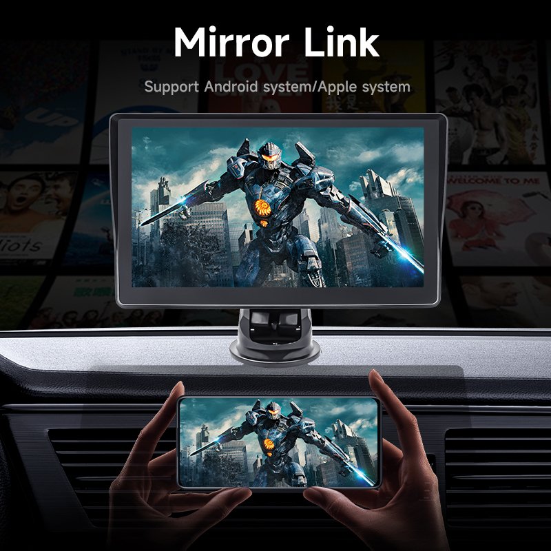 Portable Wireless Car Stereo 7 Inch HD Carplay Touch Screen MP5 Player wih CarPlay link Player Video Player
