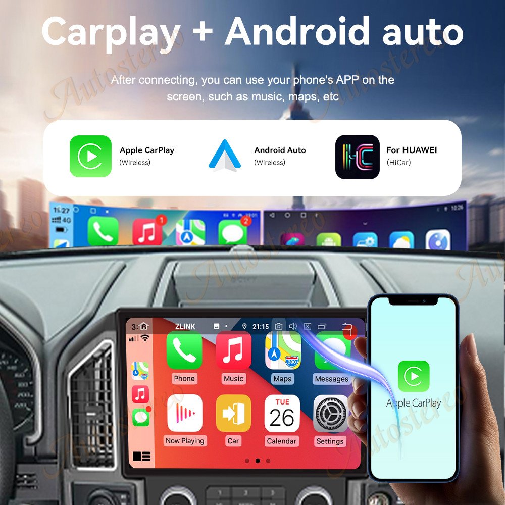 Autostereo Android 13.0 Car Multimedia Player For Ford F150 2015-2020 Audio Radio Stereo Head Unit GPS Navigation Tesla Style