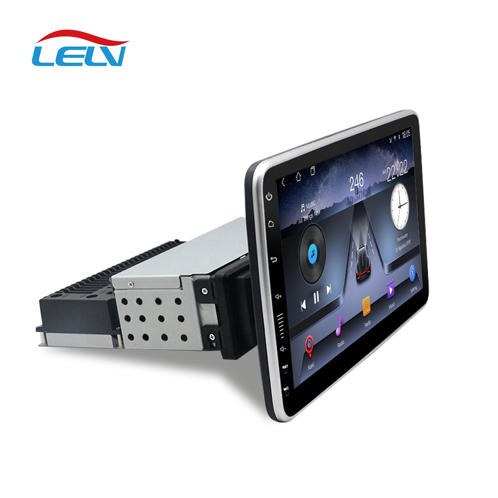 Car radio 2 din Android car dvd 9 inch/10 inch universal 360 rotary radio multimedia player FM GPS DSP stereo player