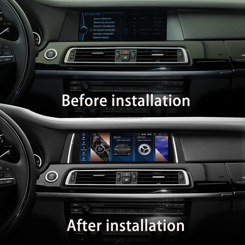 LELV Android 14 Car Radio Wireless Carplay Android Auto Gps Navi Multimedia Player For Bmw 7 Series F01 F02 2009-2017