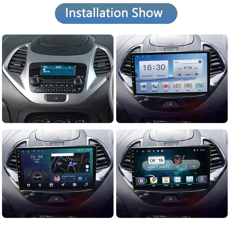 For Ford Figo 2015 2016 2017 2018 Car Radio Multimedia Video Player Navigation GPS Android No dvd