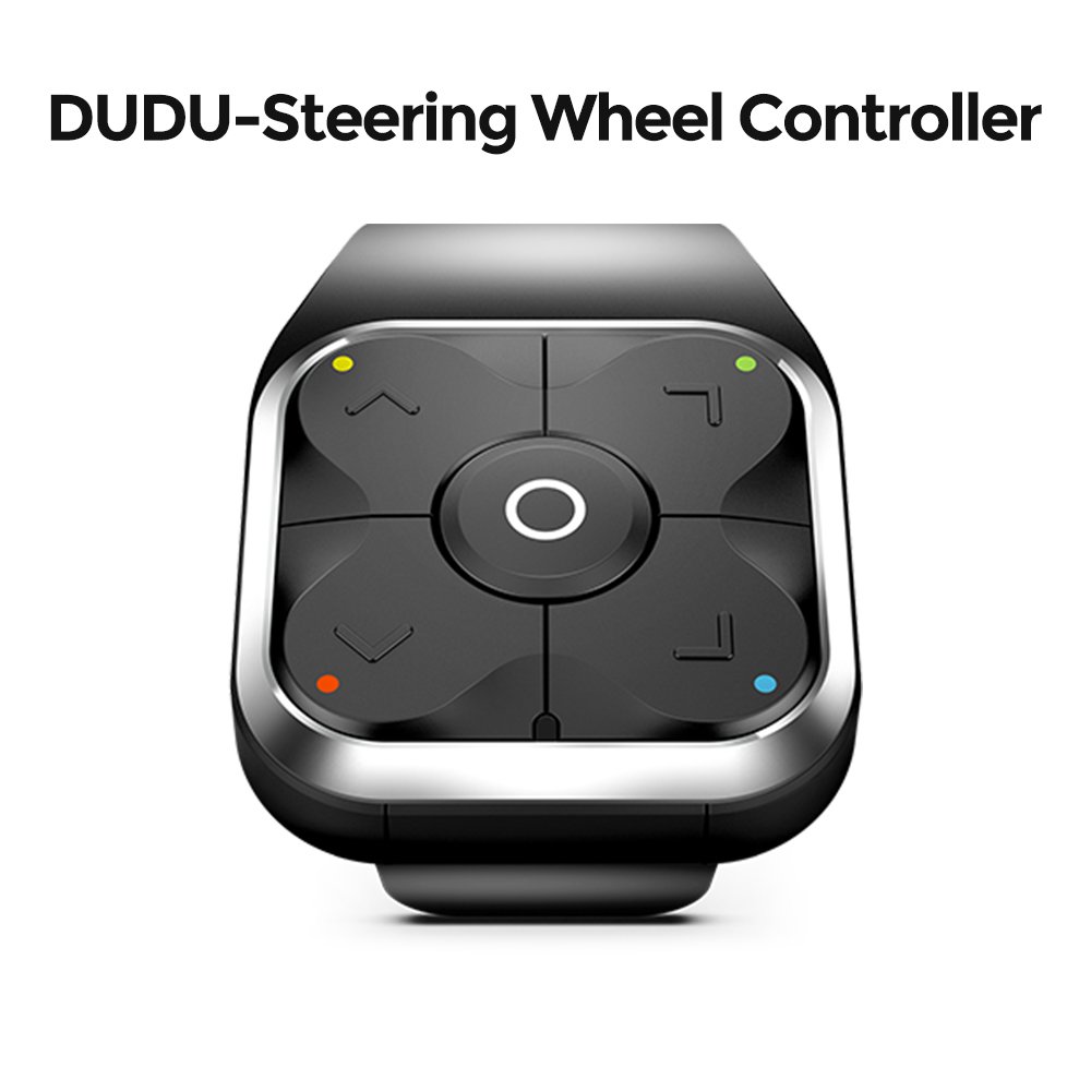 DUDUAUTO For Wireless Steering Wheel Controller Easy installation BT4.0 Car Radio button remote control