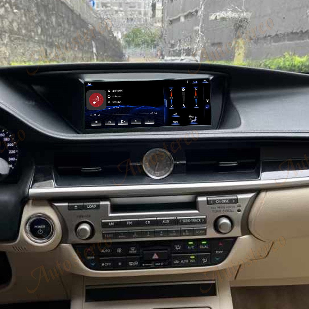 10.25/12.3 inch Linux System Car Radio For Lexus ES 2013-2018 GPS Navigation Stereo Multimedia Player Head Unit Audio DVD