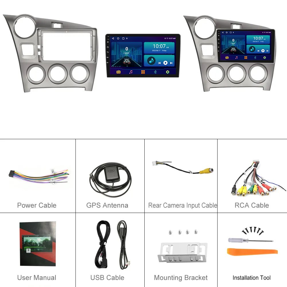 9.7" Android 12 Car Stereo Car Radio For Toyota Prado/Lexus GX470 2002-2009 Carplay Android Auto GPS Wifi Hifi FM RDS