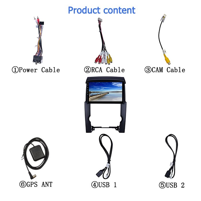10.1" Touch Screen Android 9.0 Car Radio Head Unit for Kia Sorento 2009 2010 2011 2012 Head Unit 2 Din GPS Multimedia Player