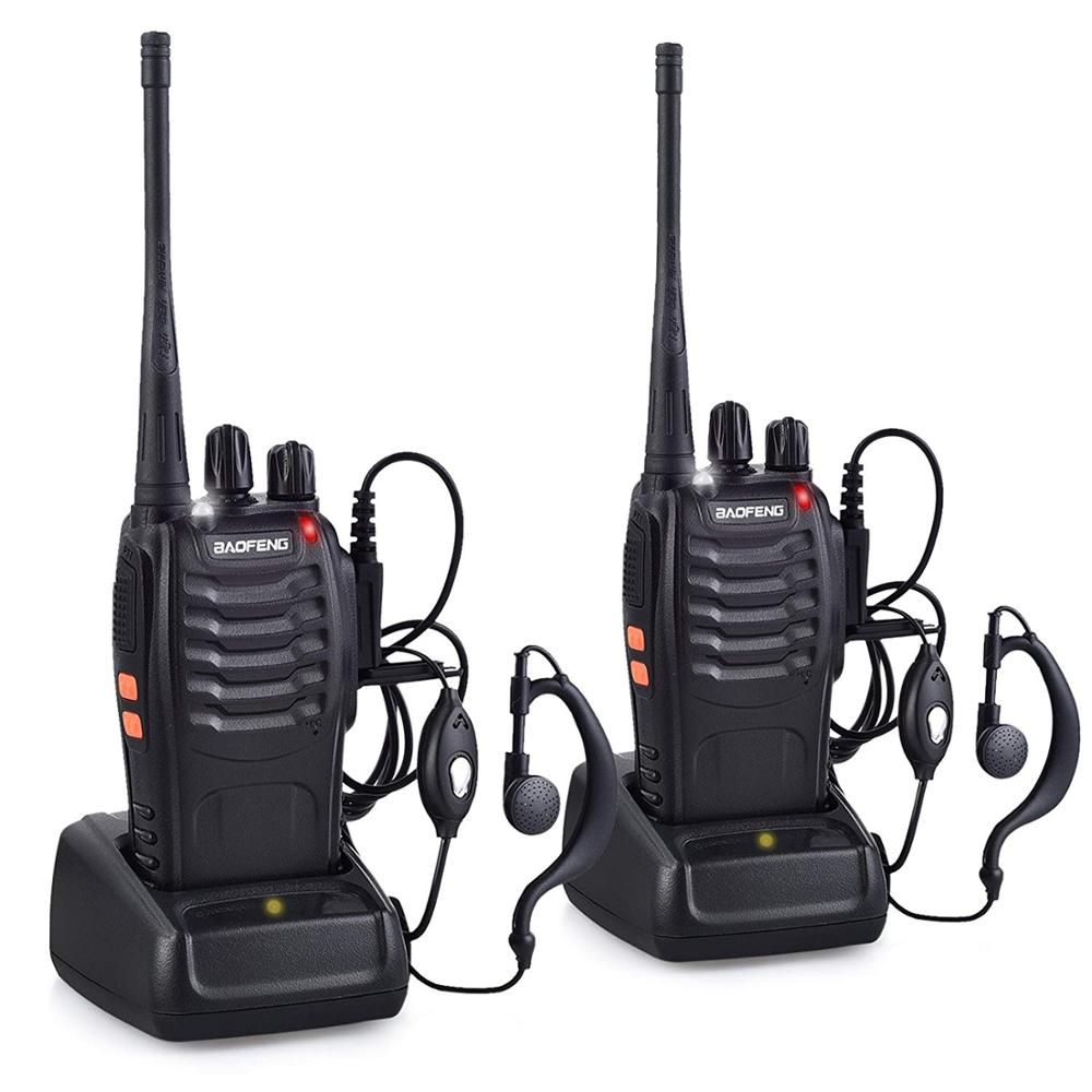 Baofeng Bf-888s BF 888S Handheld UHF Dual Band Ham Radio Long Range Walkie-talkie Comunicador Walkie Talkie 16 Fujian Black