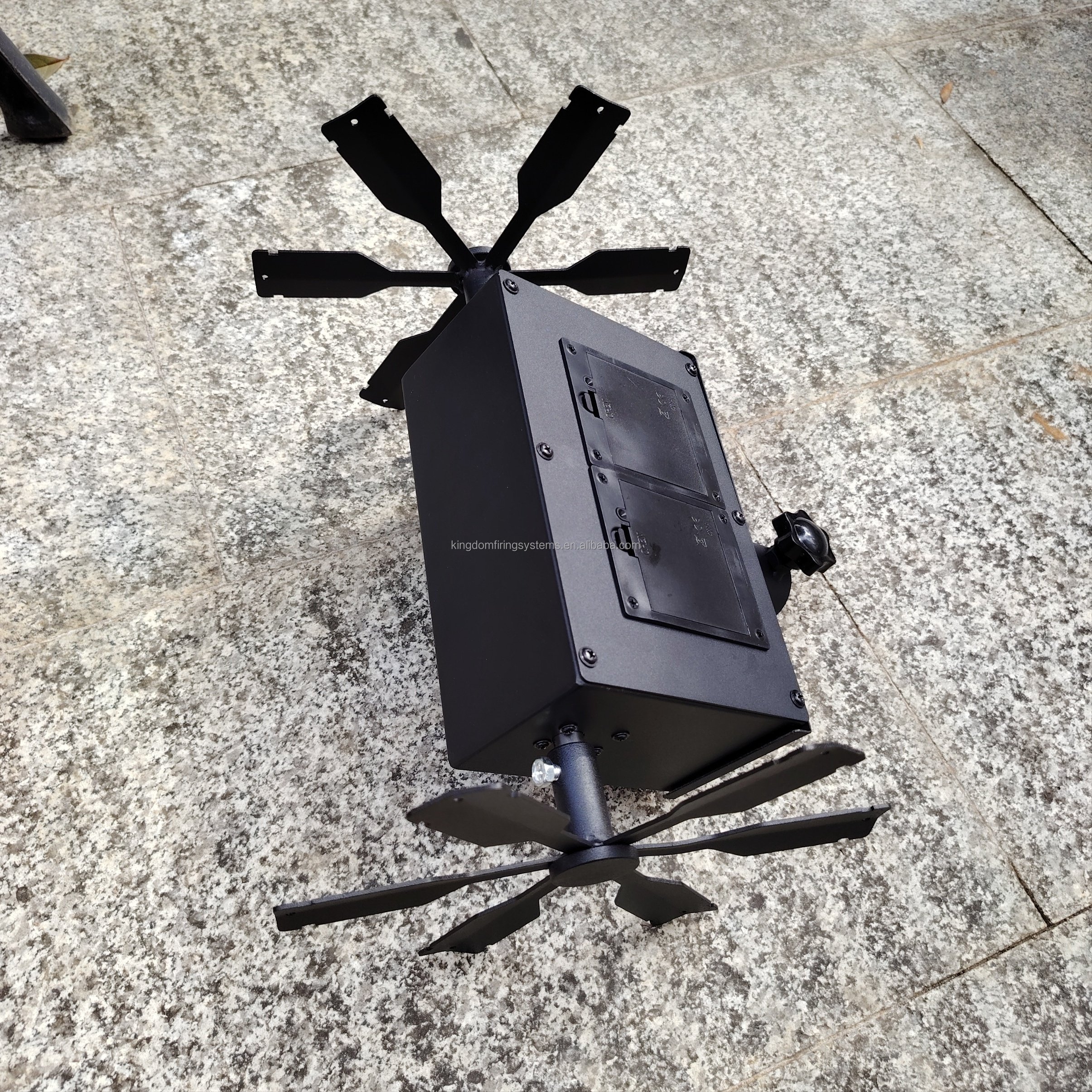 Radio control fireworks double wheel for wedding celebration party or new year event pyrotechnic show