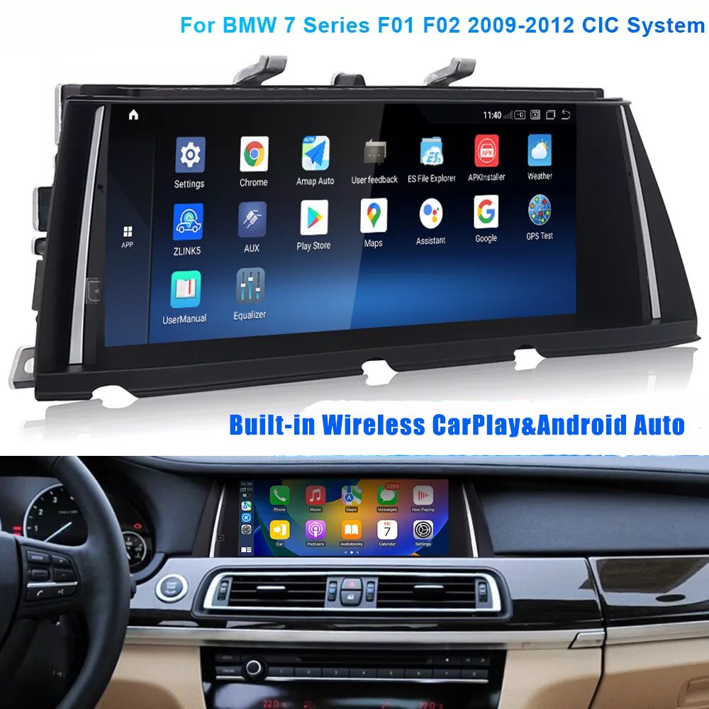 10.25" 2g 32g Original car screen Multimedia Car Radio For BMW 7 Series F01 F02 2009-2017 NBT/CIC carplay android13 system