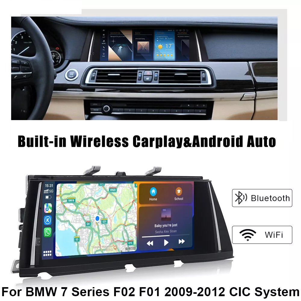 10.25" 2g 32g Original car screen Multimedia Car Radio For BMW 7 Series F01 F02 2009-2017 NBT/CIC carplay android13 system