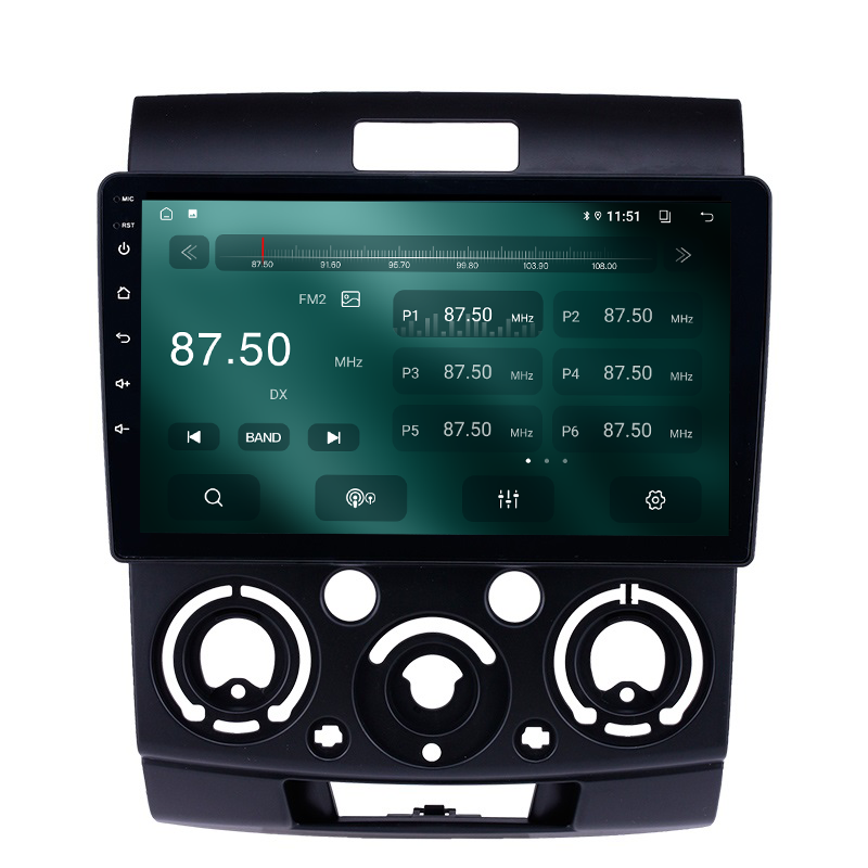 Android 10.0 gps navigation system audio stereo car mp3 dvd multimedia player radio for Ford Everest ranger Mazda BT-50