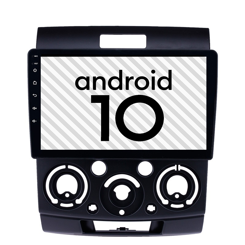 Android 10.0 gps navigation system audio stereo car mp3 dvd multimedia player radio for Ford Everest ranger Mazda BT-50